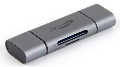 [리버 에스 아이폰se1] 다재다능한 아이템 애니포트 메탈바디 2IN1 OTG  카드리더기 USB3.0 Type C