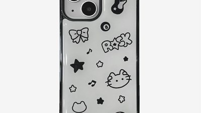 [아이폰 에폭시 케이스] 이 제품 어때요? 락스타 에폭시 케이스 아이폰 16 범퍼 블랙 화이트 고양이 캣 캐릭터