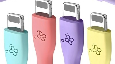 [아이폰 충전케이블 2m] 저렴한 가격 아이엔조이 마카롱 고속 충전 USB 아이폰 케이블 4개입