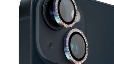 [아이폰 카메라 가리기] 현명한 선택 고부기 아이폰 호환 카메라 메탈링 렌즈 강화유리 보호필름 1매