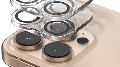 [아이폰 카메라 렌즈 보호필름] 다재다능한 아이템 신지모루 빛번짐 방지 휴대폰 카메라 렌즈 강화유리 보호필름 2p 세트