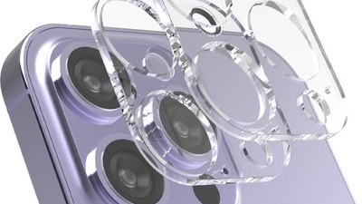 [아이폰 카메라 보호필름] 찾던 제품 로랜텍 카메라 렌즈 풀커버 강화유리 휴대폰 보호필름 2p 세트