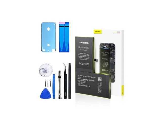 [아이폰13미니 배터리 교체 키트] 착용하면 멋진 픽스코리아 아이폰배터리 정품 표준용량 대용량 배터리교체 자가교체 자가수리 KC인증 기본공구 포함