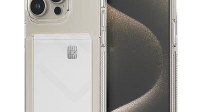 [아이폰15 플러스 카드케이스] 인기 폭발 신지모루 범퍼 강화 4DX 에어팁 카드 수납 케이스