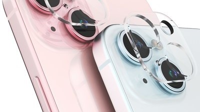 [아이폰15 플러스 카메라 보호] 착용하면 멋진 신지모루 쉴드 카메라렌즈 강화유리 액정보호필름