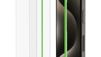 [아이폰15프로 액정필름] 인터넷 특가 벨킨 템퍼드 글라스 강화유리 보호필름 2p 세트