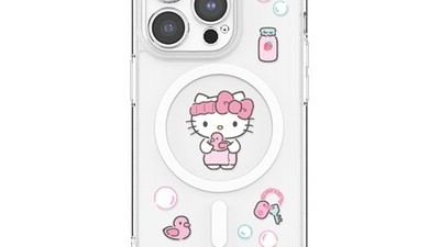 [아이폰16 헬로키티 케이스] 이 제품 어때요? (정품)산리오 목욕 렌즈가드 갤럭시