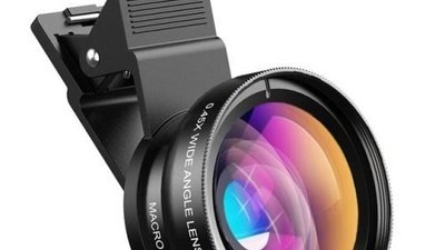 [아이폰6s 줌렌즈] 다재다능한 아이템 APEXEL 휴대폰 렌즈 키트 아이폰 6S 7 샤오미호환 핸드폰용 HD 카메라 렌즈 0.45x 초광각 및 12.5x 매크로 마이크로 렌즈