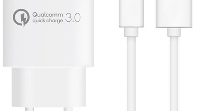 [아이폰충전선 c타입 초고속] 착용하면 멋진 홈플래닛 퀄컴 공식인증 QC 3.0 18W 고속충전기 + C타입 케이블 1.2m 세트