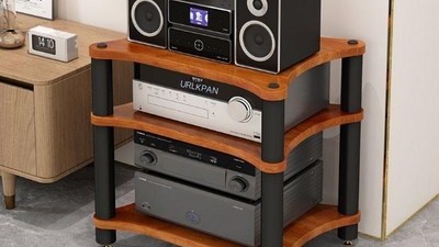 [애플워치 아이폰 충전기 3단 케이블] 저렴한 가격 오디오 스피커 랙 다이 보관대 거실 스탠드 선반