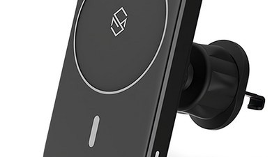 [차량용 아이폰 무선충전기 거치대] 놓치지 마세요 신지모루 맥세이프 송풍구형 차량용 고속 무선 충전 핸드폰 거치대 + C타입 케이블