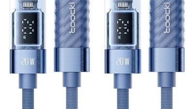 [투키 아이폰] 핫 아이템 TOOCKI 디스플레이 프로 C to 8핀 PD 20W 아이폰 호환 고속충전 케이블