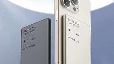 [스태틱 맥플러스 맥세이프 보조배터리 아이폰 무선충전 5000mah] 놓치지 마세요 무브스피드 초슬림 초경량 5000mAh 맥세이프 보조배터리
