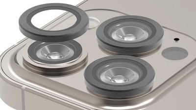 [아이폰 15 pro 렌즈보호필름] 찾던 제품 로랜텍 빛번짐 차단 풀커버 휴대폰 카메라 렌즈 프레임 강화유리 보호필름 세트